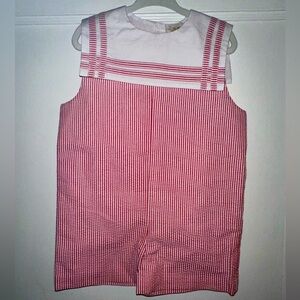 TBBC Beaufort Bonnet Company Townes Top Sail Jon Jon romper NWT